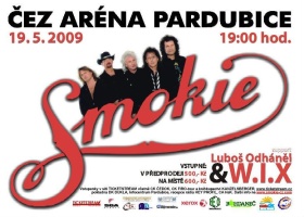 Smokie tour 2009 - plakát akce