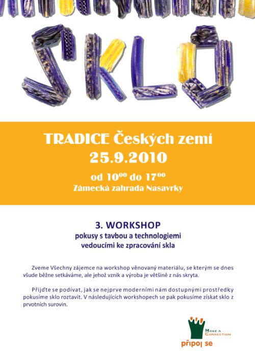 V Nasavrkách proběhne další sklářský workshop