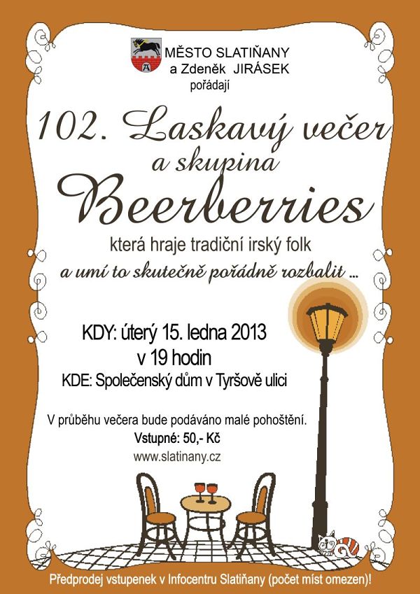 Beerberries zahrají ve Slatiňanech