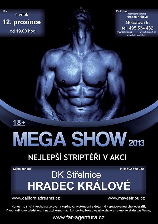 Mega Show 2013 - nejlepší striptéři v akci