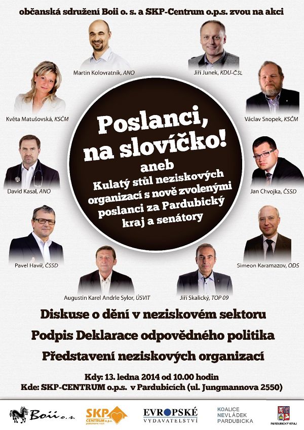 Poslanci, na slovíčko!