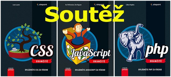 Soutěž o knihy z edice Okamžitě - CSS, PHP a Javascript