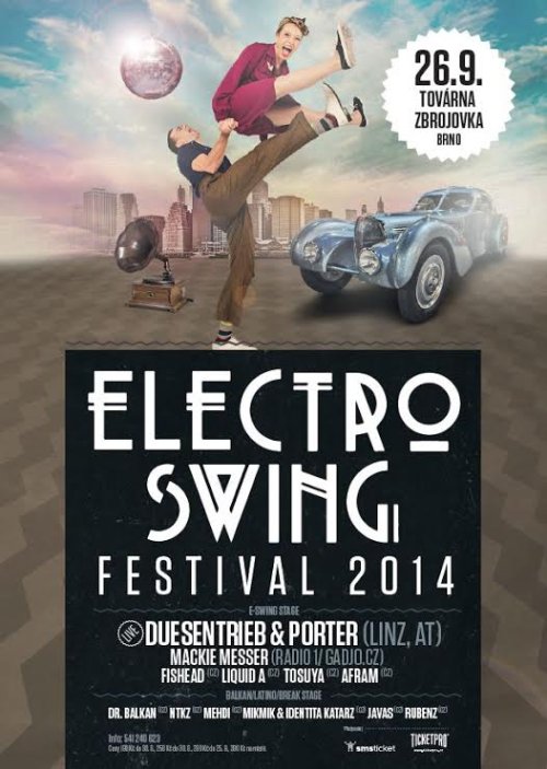 Soutěž o vstupenky na 1. ročník festivalu Electroswing