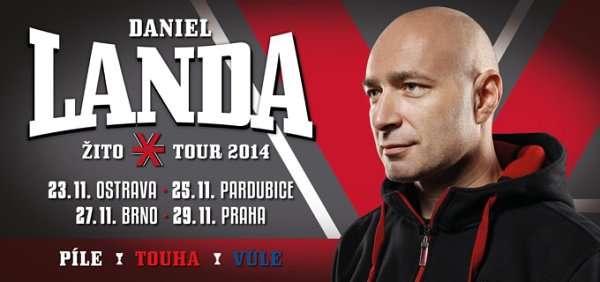 Soutěž o vstupenky na Daniela Landu - Žito Tour 2014 do Pardubic