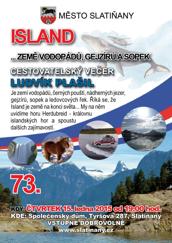 Cestovatelský večer o Islandu