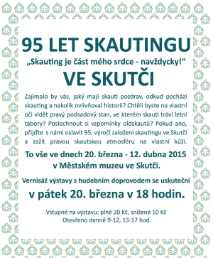 95 let skautingu ve Skutči