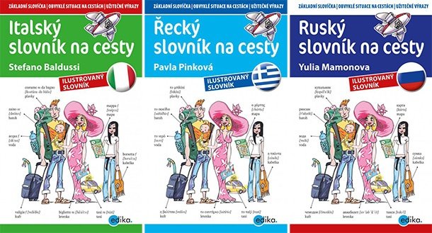 SOUTĚŽ o tři SLOVNÍKY NA CESTY - Italský, Řecký a Ruský