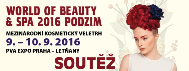 SOUTĚŽ o kosmetické balíčky a vstupenky na podzimní veletrh WORLD OF BEAUTY & SPA