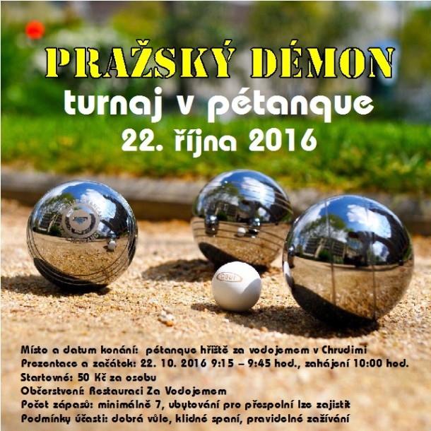 Pražský démon - turnaj v pétanque