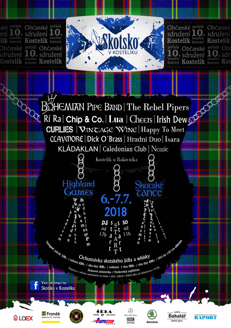 Skotsko v Kostelíku plakát