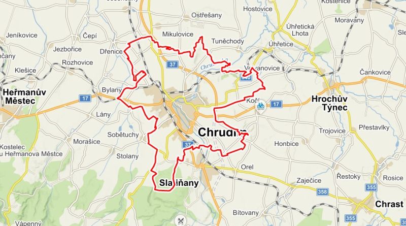 Mapka Chrudim