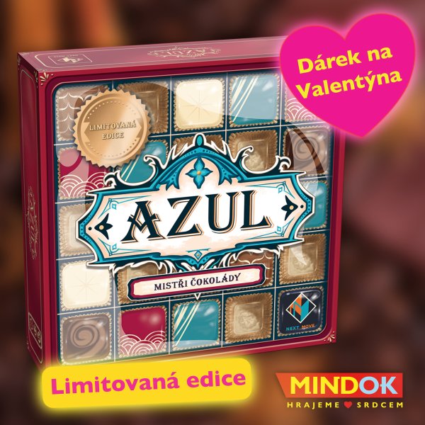 AZUL MISTŘI ČOKOLÁDY Valentýn Limitka