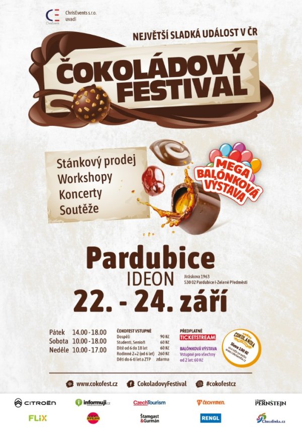 Čokoládový festival - plakát