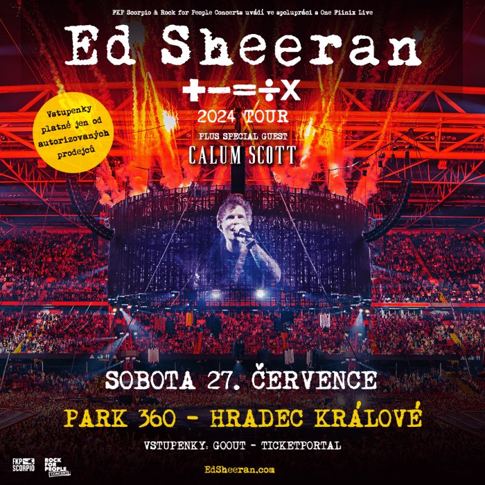 Ed Sheeran se v červenci vrátí do Česka, nabídne openair koncert v