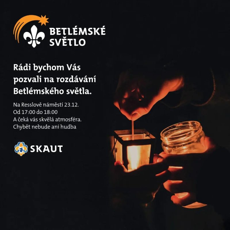 Betlémské světlo - Skaut Chrudim