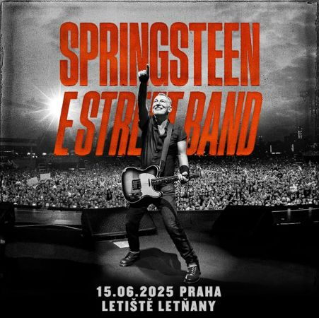 Bruce Springsteen Praha 2025 plakát